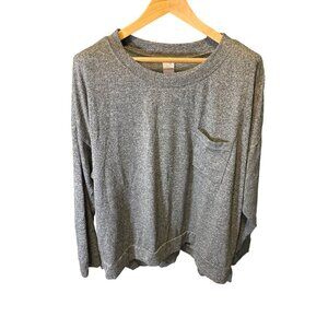 Secret Treasures NWT Grey Long Sleeve Round Neck Sleepwear Top SZ 3XL
